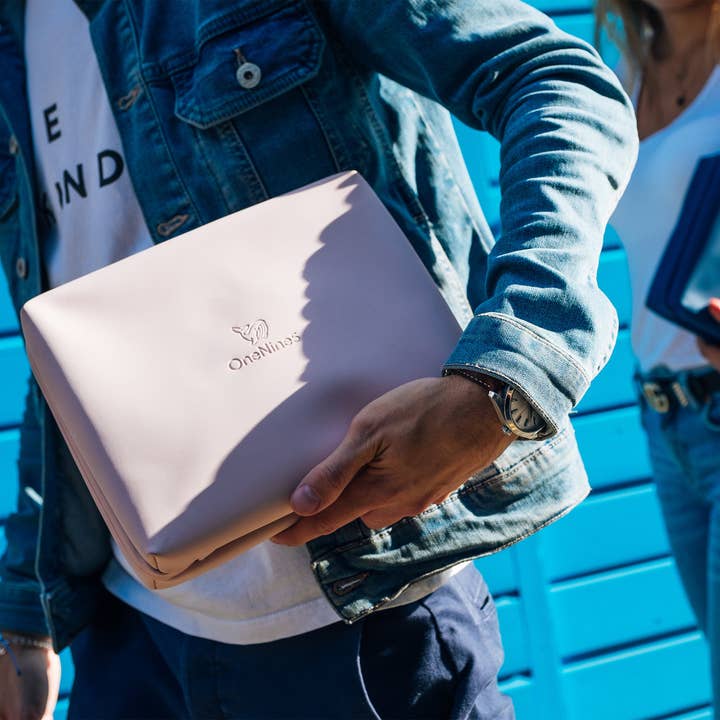 OneNine5 - Wholesale Toiletry Bag - Women's - Eco Travel Wash Bag, Komodo Pink8