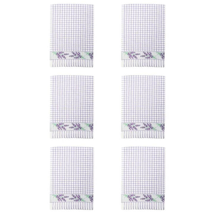Dublin Gift Company - Wholesale Tea Towel - Poli Dri Jacquard Lavender Sprig Tea Towel6