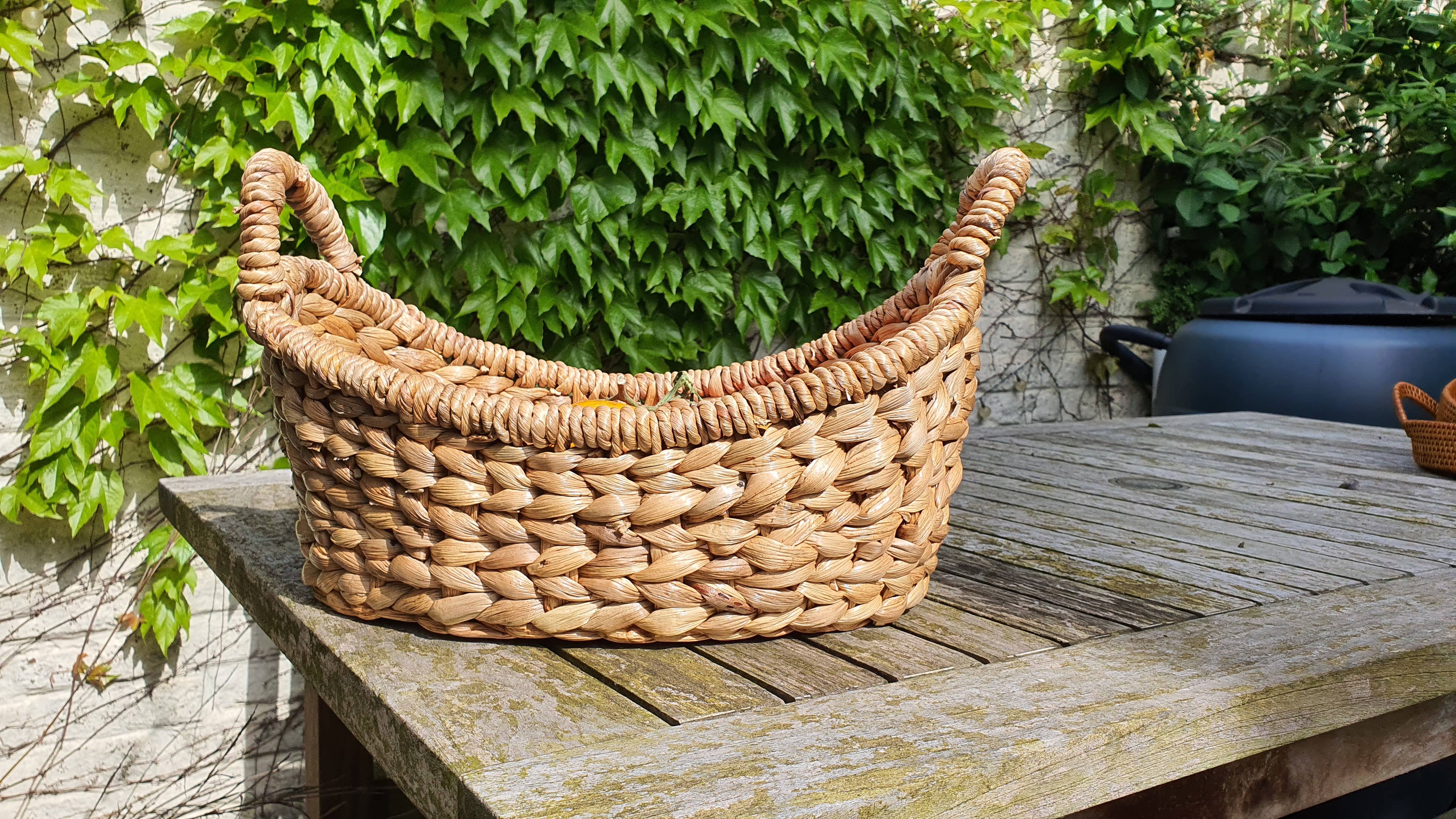 DUA - Wholesale Basket - Fruta Waterhyacinth Fruit Basket Handmade3