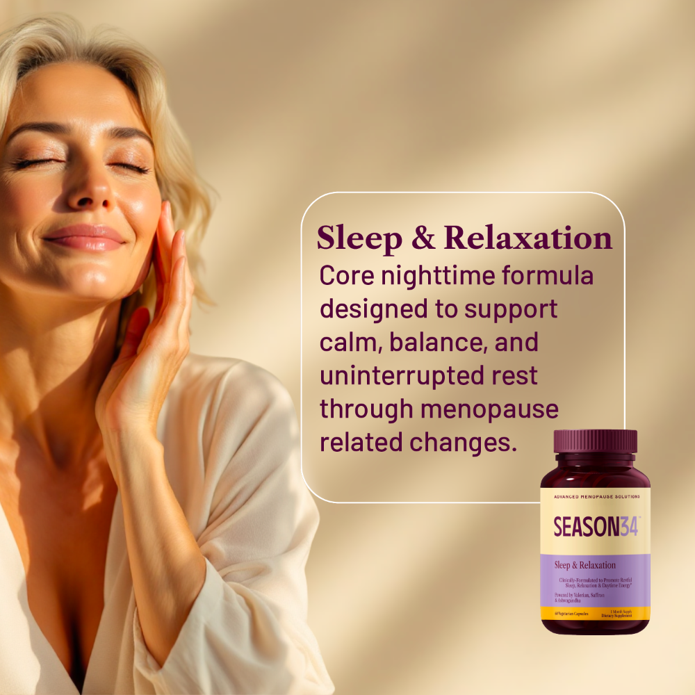 SEASON34 - Wholesale Oral Supplement/Vitamin - Menopause Sleep Support – Night Sweats Related Awakenings3