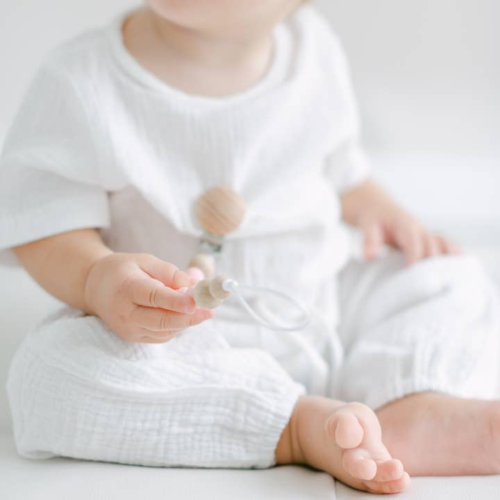 Stroller Society - Wholesale Pacifier Clip - Baby - Pacifier Clip - Pink and Blue2