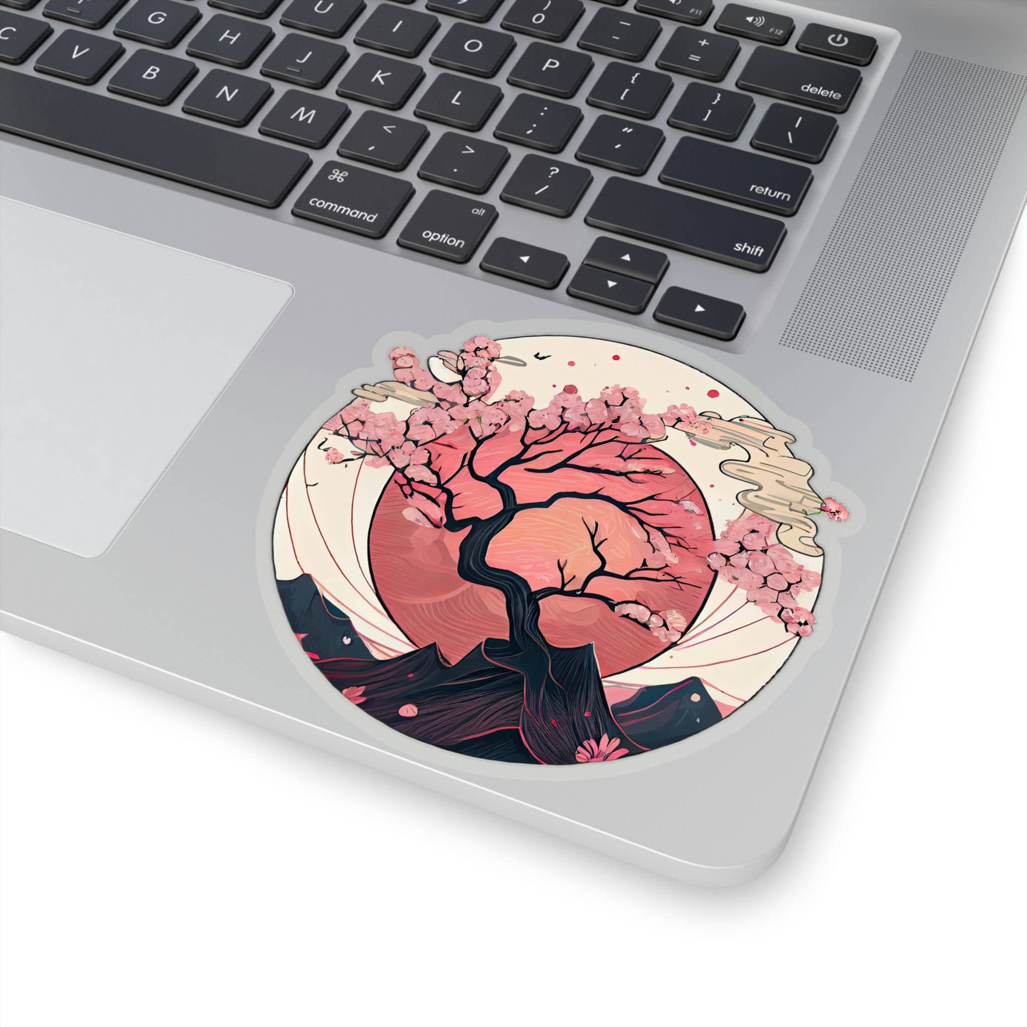 Smartstead Homestead - Wholesale Sticker - Waterproof Vinyl Sticker - Delicate Cherry Blossom Tree