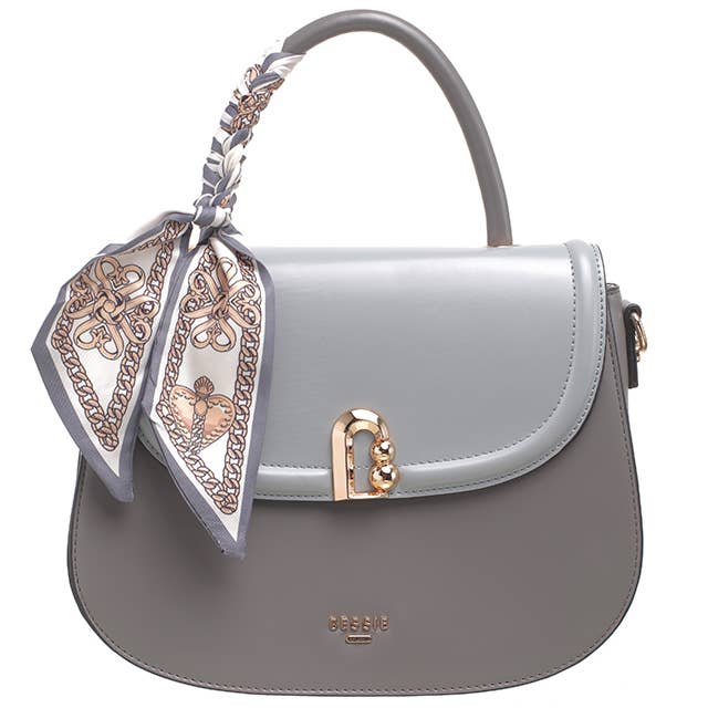 Bessie London - Vendita all'ingrosso Borsa con manico - Donna - BORSA A TRACOLLA CON PATTA E MANICO SUPERIORE URBAN SCARF4