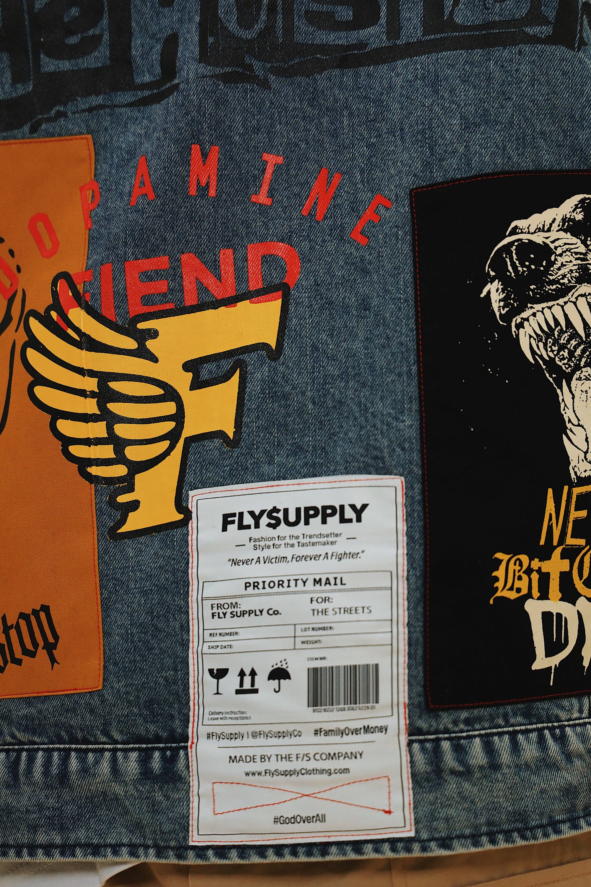 New Rich Denim Jacket (Denim) for wholesale on Faire9