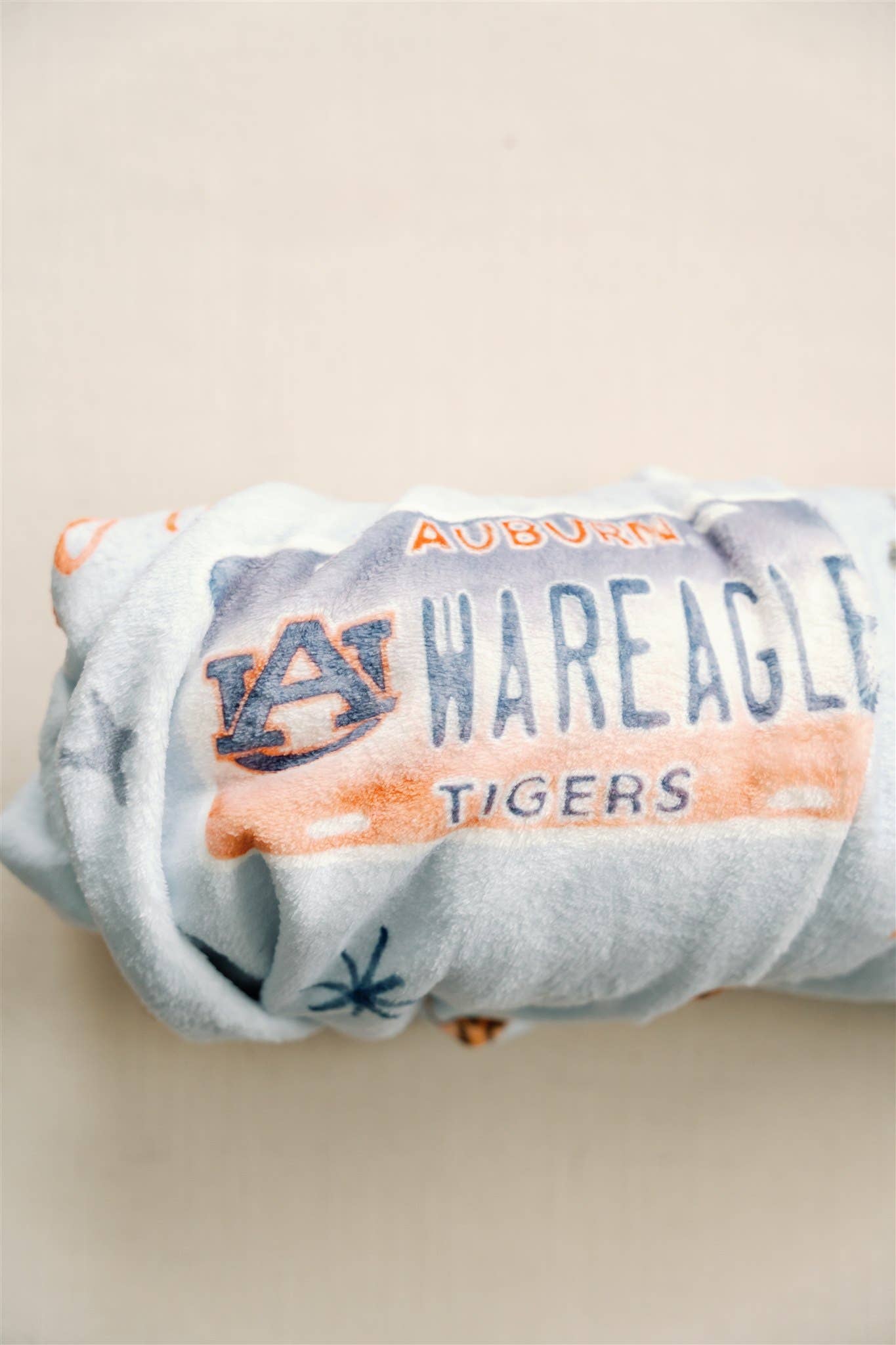 Gracefully Made Art - Wholesale Throw Blanket - Auburn University Flannel Fleece Blanket5