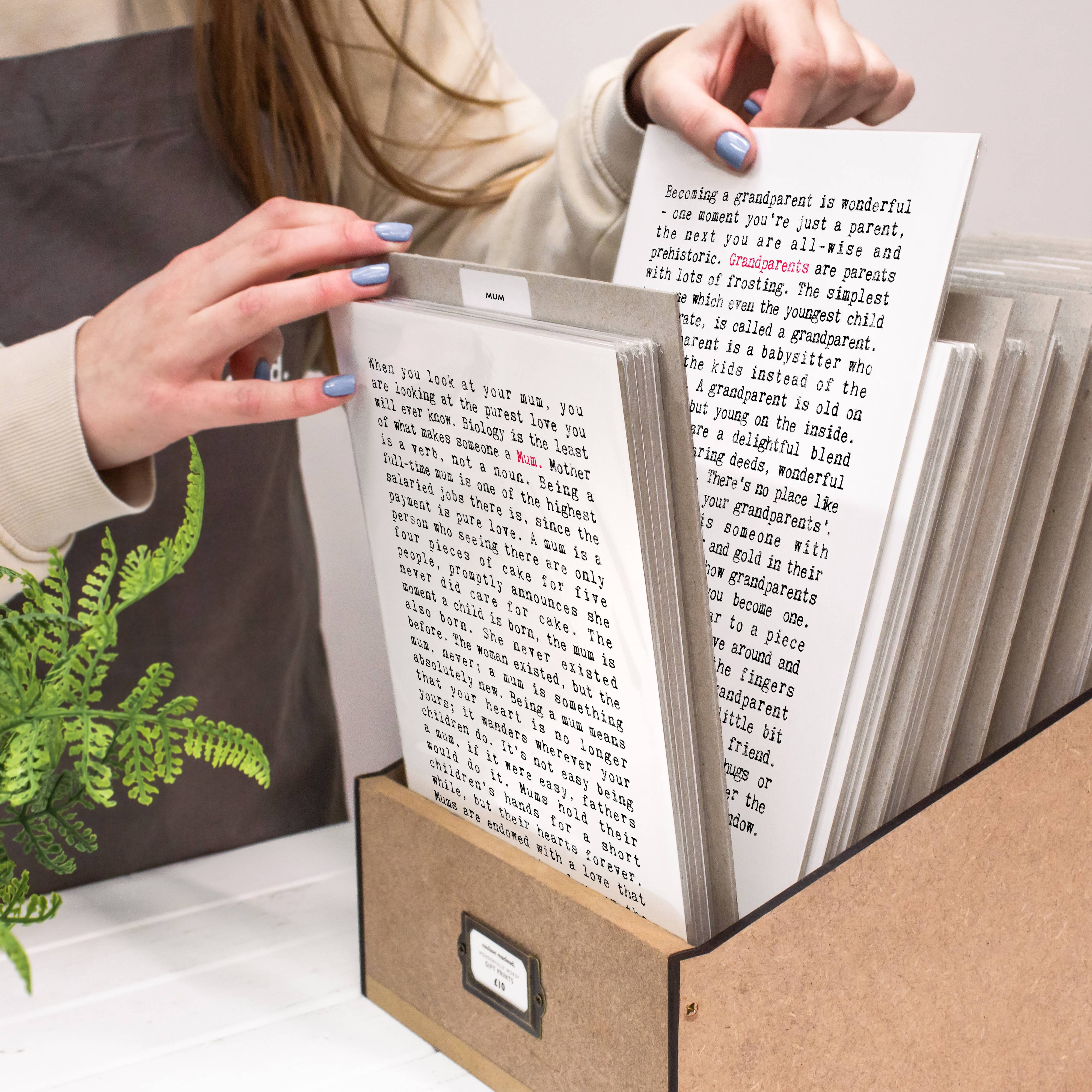 Coulson Macleod (U.S. Duties Paid) - Wholesale Art Print - Family Relations 'Wise Words' Prints with Wooden Display Box1