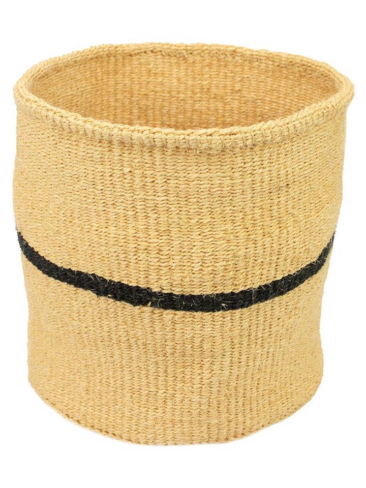 Kenyansk sisalkorg "Midi Stripe" för wholesale av AARVEN