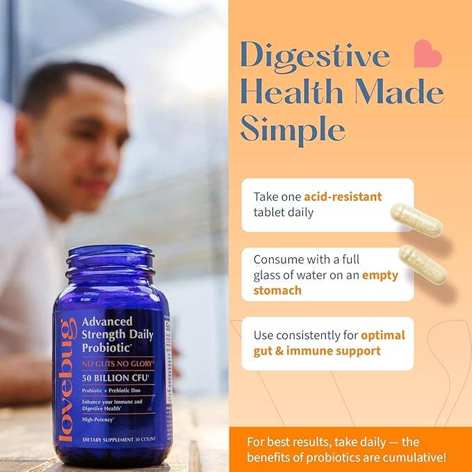 LoveBug Probiotics - Vente Supplément oral/vitamine - Probiotique Quotidien à Haute Puissance4