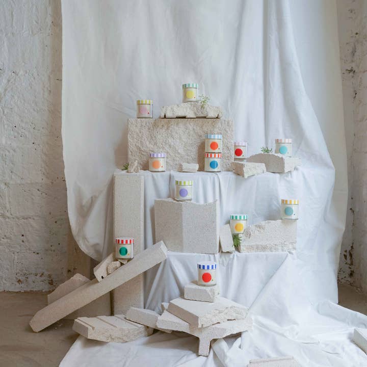 to:from – Vela em jarro/copo por atacado – Vela de soja vegana Champagne e Rosa2