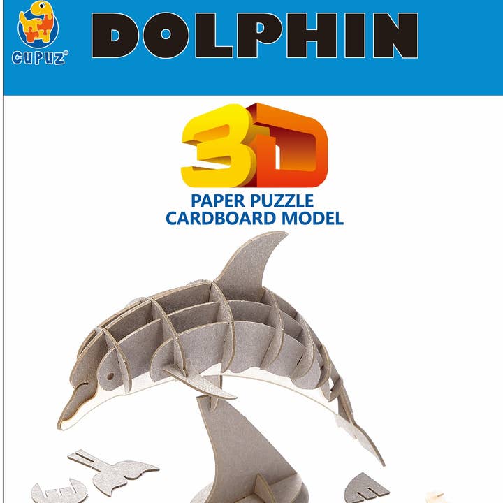 Go on make me - Vendita all'ingrosso Carta per dipingere - Puzzle 3D CUPUZ di Dolphin Scene con onde rotolanti1