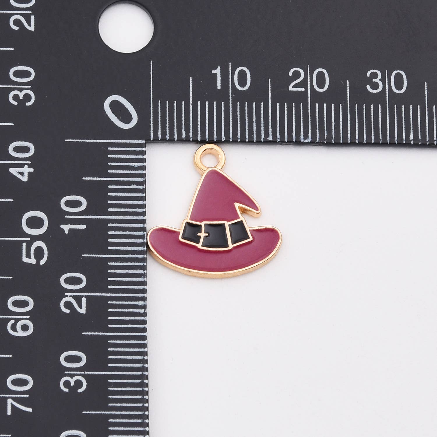 findings4uGem – wholesale Hänge-/berlockhalsband – Guldpläterad Emalj Halloween Fint Berlockhänge, CP215039