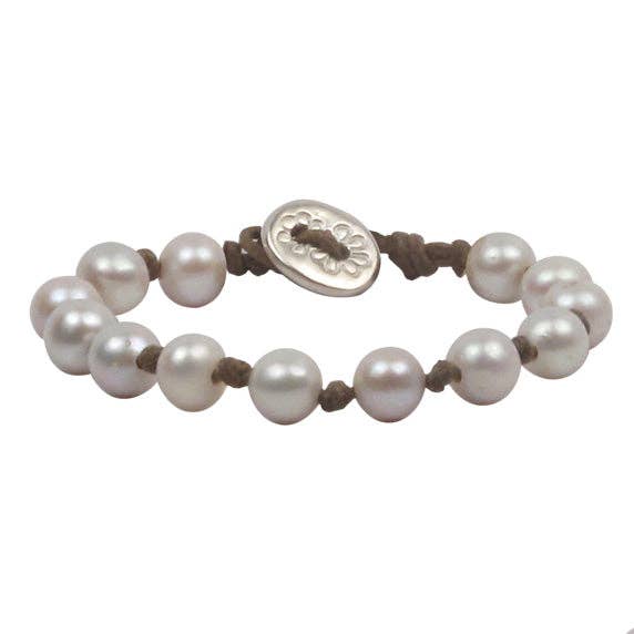 Pulseira Knotted Pérola por atacado de Loren Celedonia jewelry