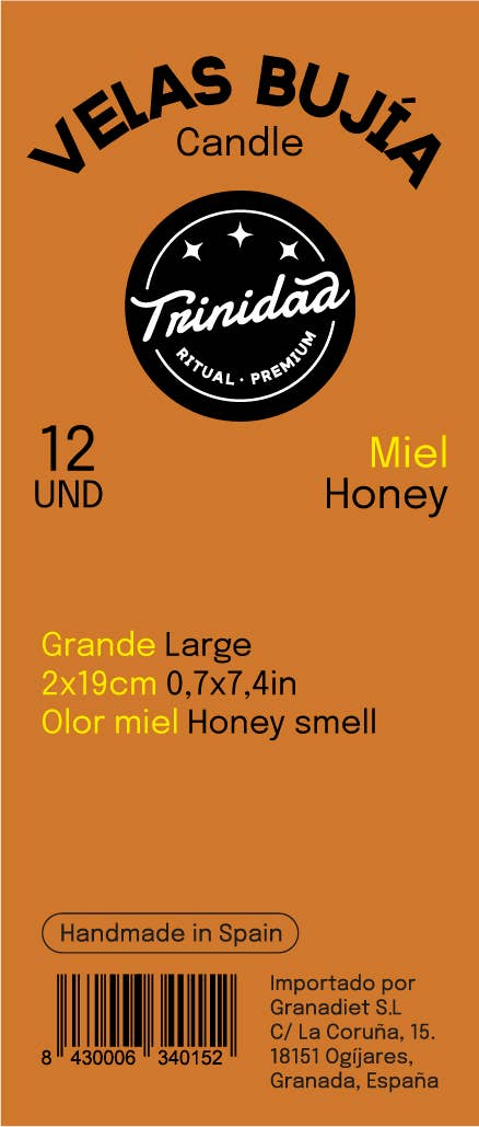 trinidad – Großhandel Stumpenkerze – Honigduftkerze1