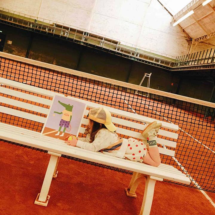 Ma Petite Vie - Wholesale Poster - Poster - Crocodile Tennis (30 x 40 cm)