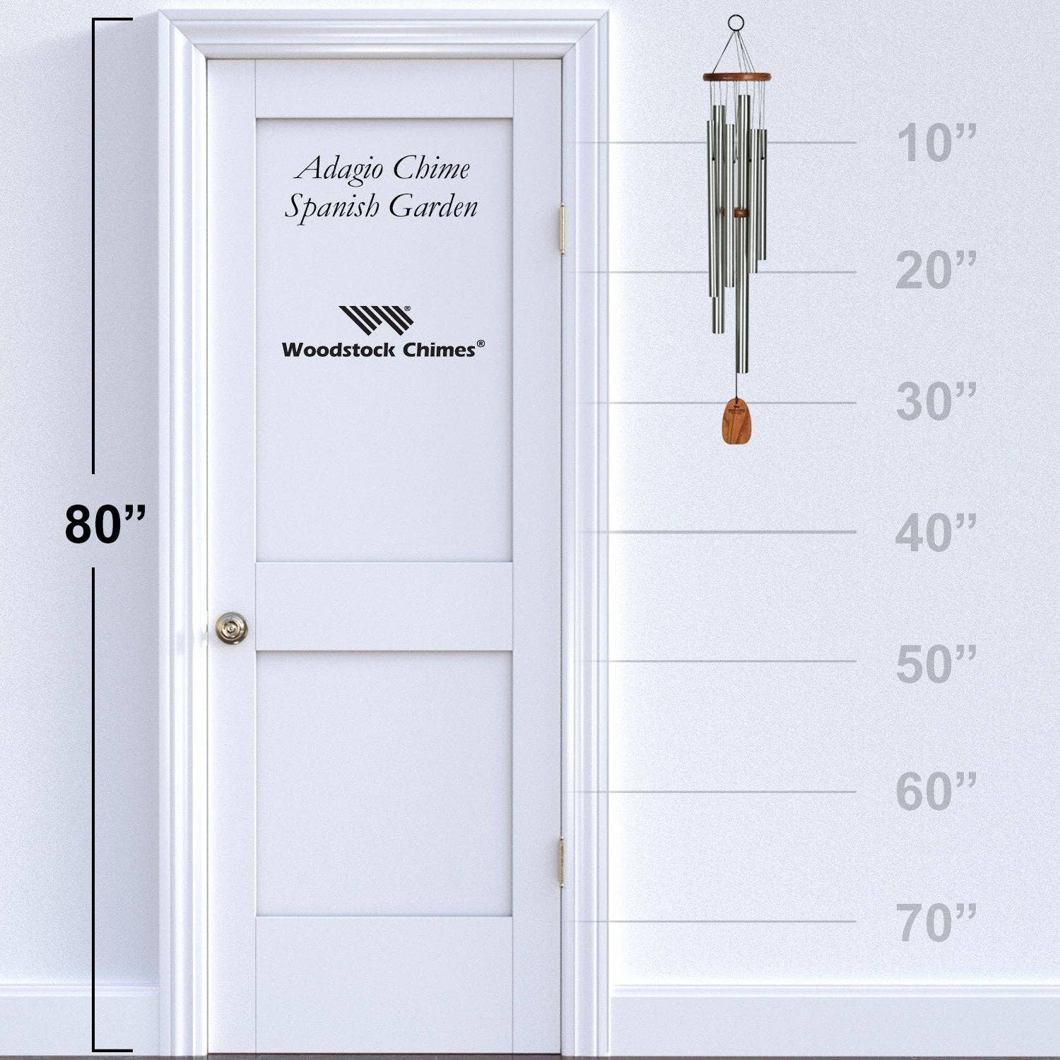 Woodstock Chimes - Wholesale Wind Chime - Woodstock Adagio Chime™ - Spanish Garden3