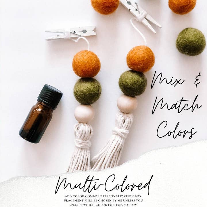 Multi-farvet æterisk olie bil diffusor- Pick 2 farver for engroshandel hos Whip Up Whatever