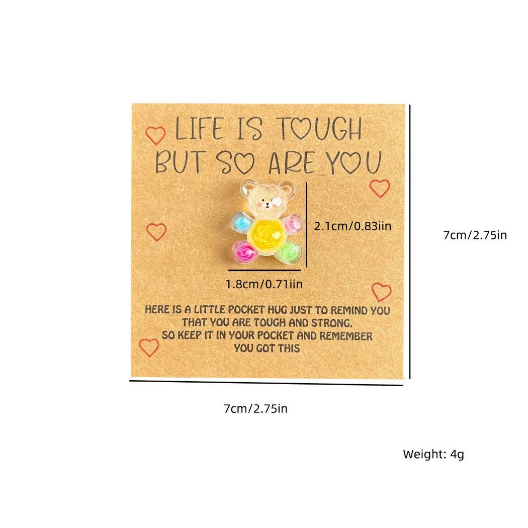 Magia Design - Wholesale Keepsake Coin/Token - Pocket Hug Rainbow Bear6