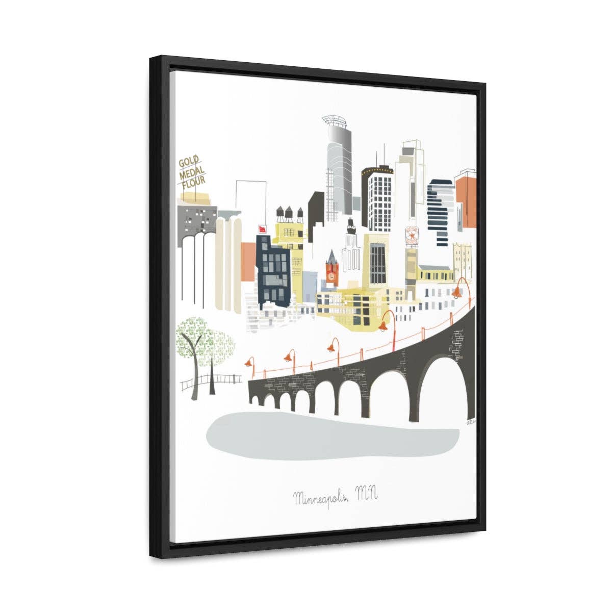 Albie Designs - Wholesale Art Print - Minneapolis, MN City Print2