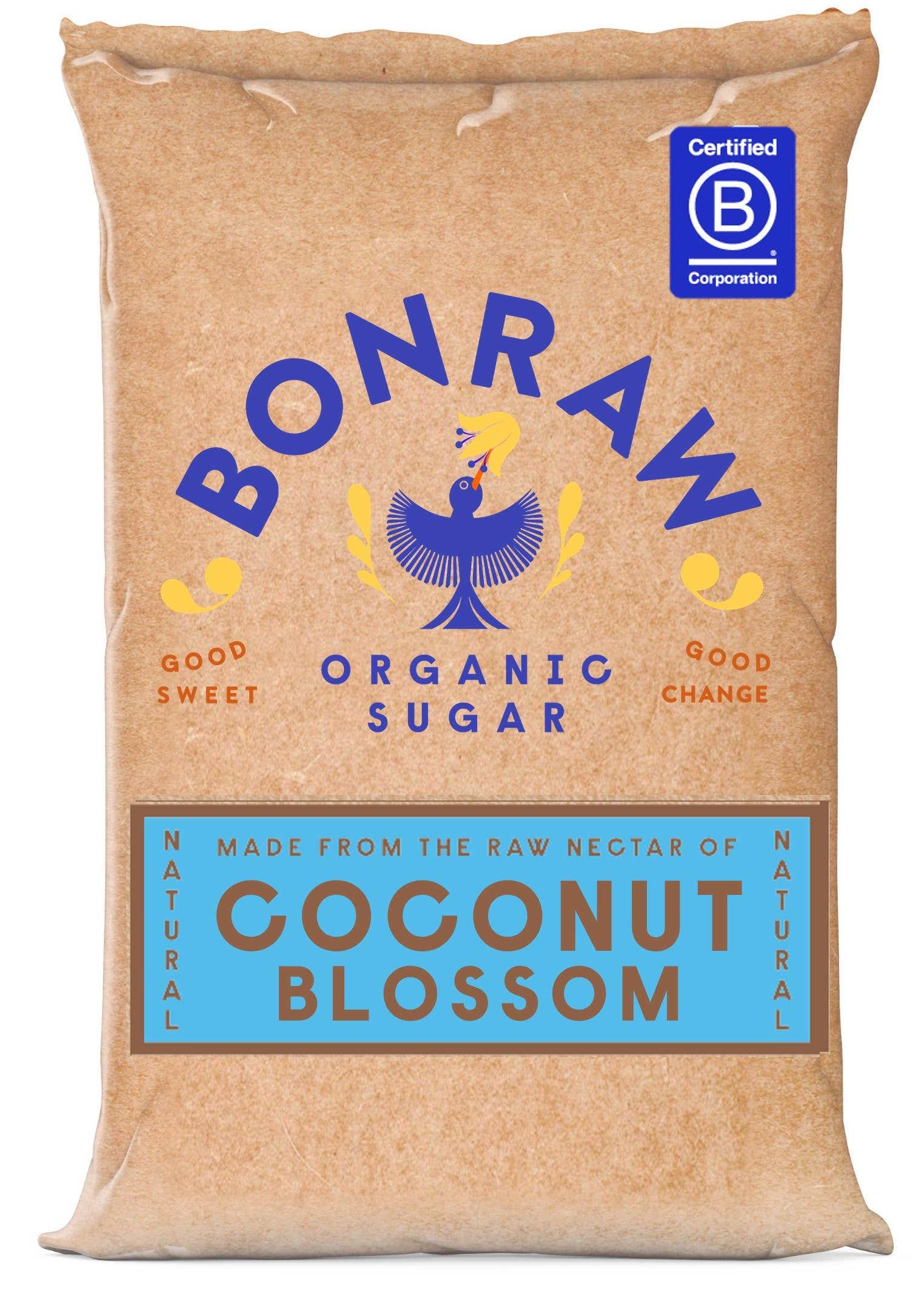 Bonraw Foods - Venta al por mayor Azúcar - Azúcar de flor de coco orgánico Bonraw a granel, 25 kg0