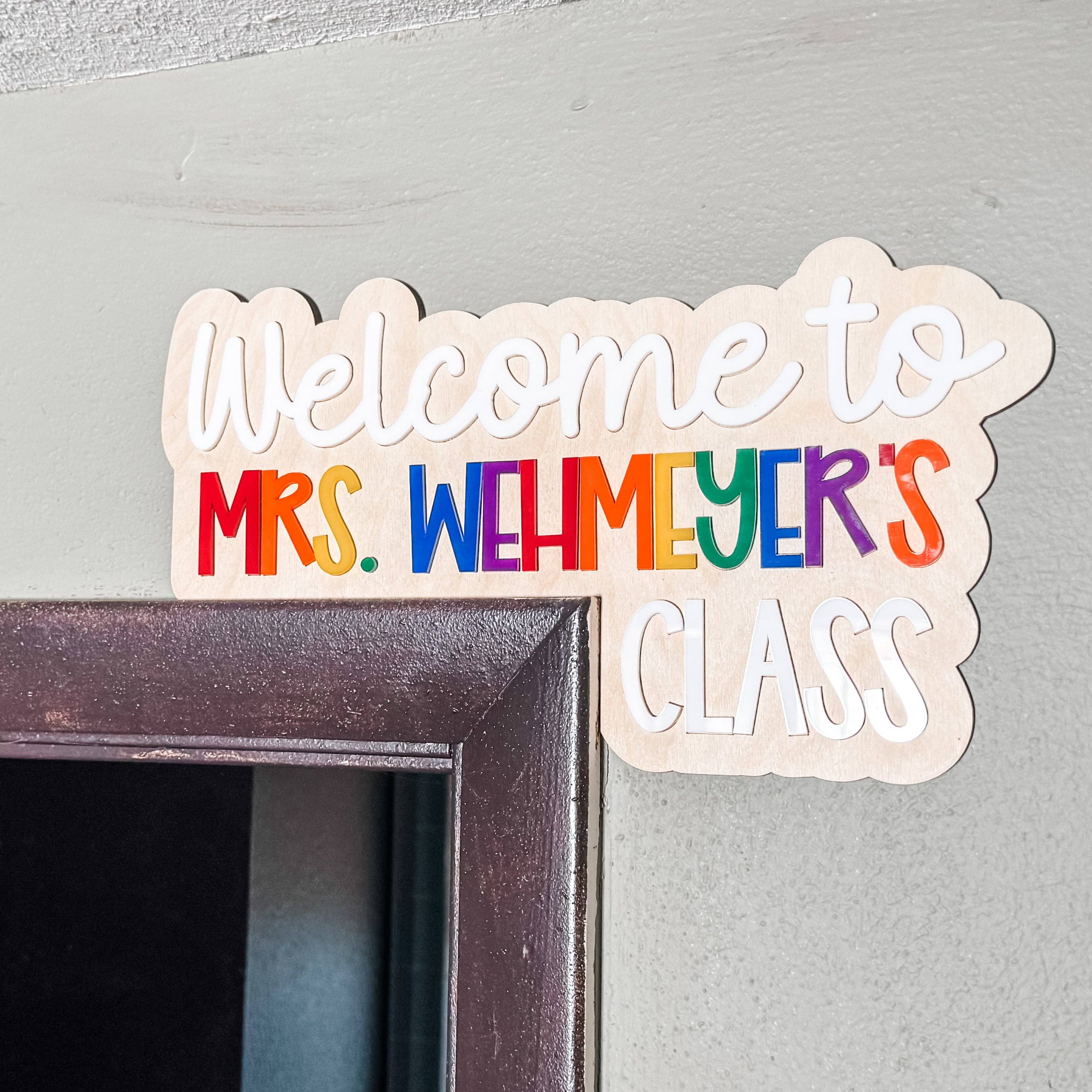 Lumber Revolution – wholesale Sign – Custom Classroom Welcome Sign – Personalized Teacher Door Sign1
