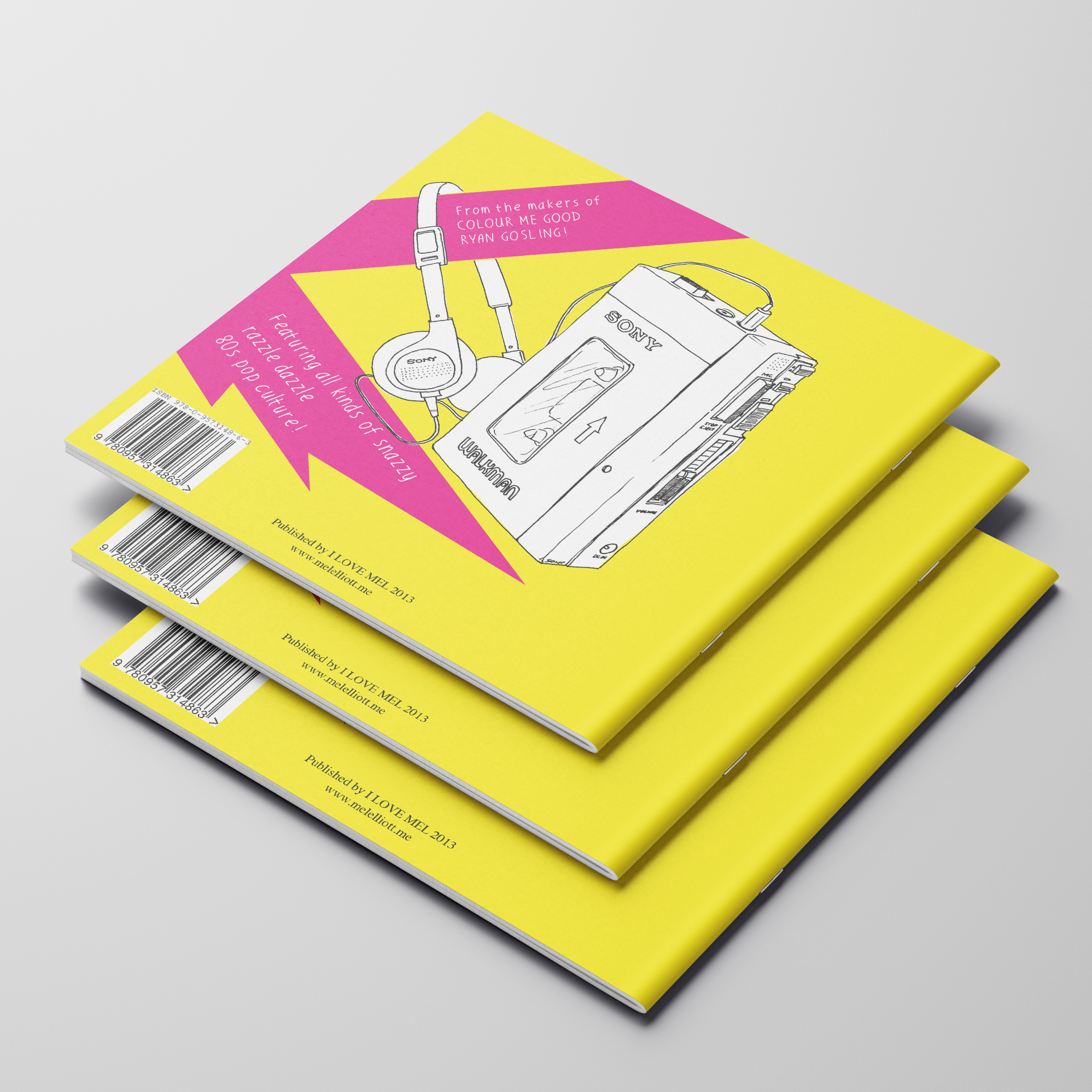 I Love Mel - Wholesale Coloring & Activity Book - Adult - Colour Me Good '80s - Coloring Book2