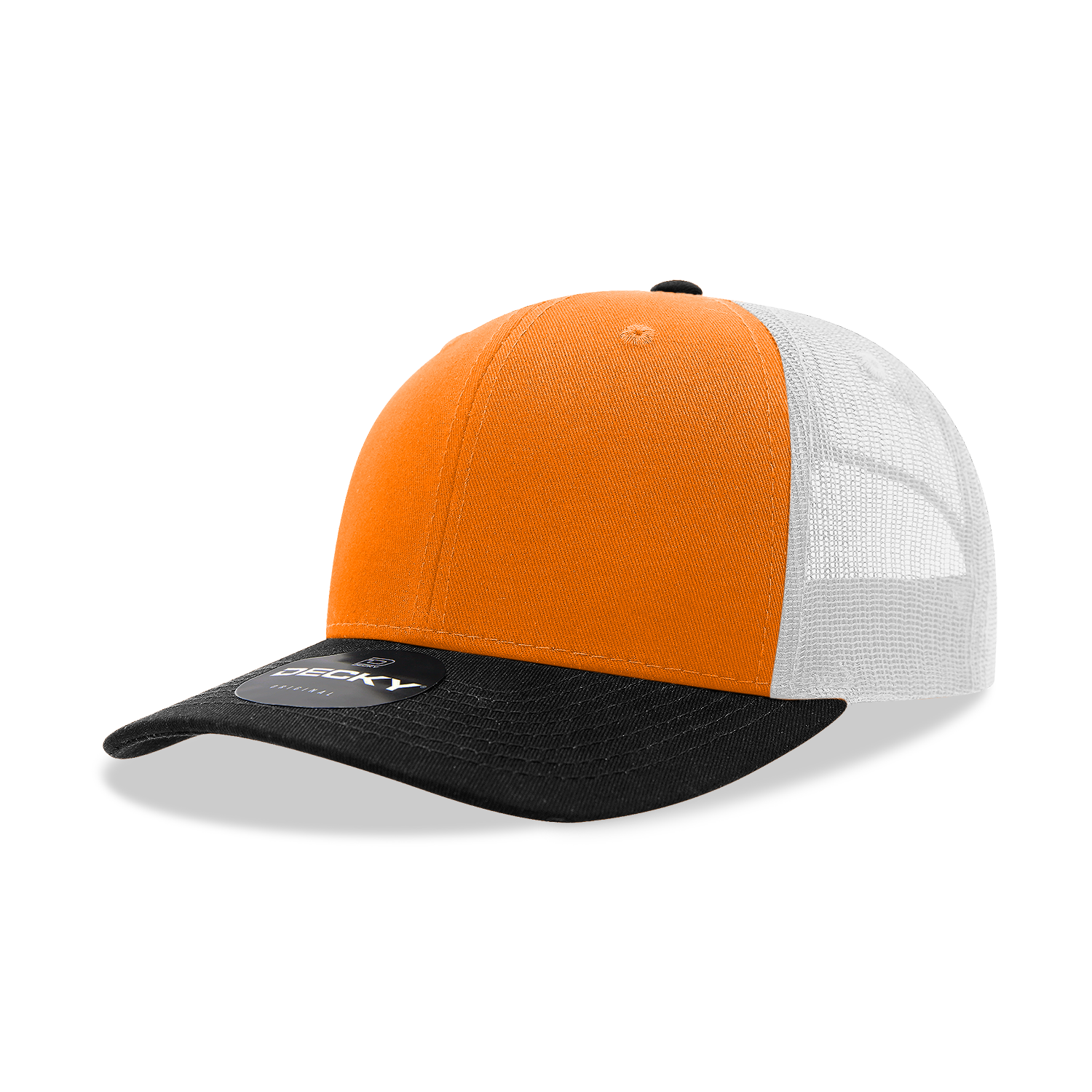The Park Wholesale - Vente Casquette de camionneur – unisexe - Casquette Trucker classique Decky 6021, 6 panneaux, style mid pro55