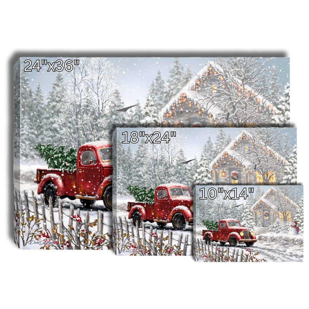 Glow Decor - Wholesale Christmas Wall Art - Special Delivery Canvas Wall Art1