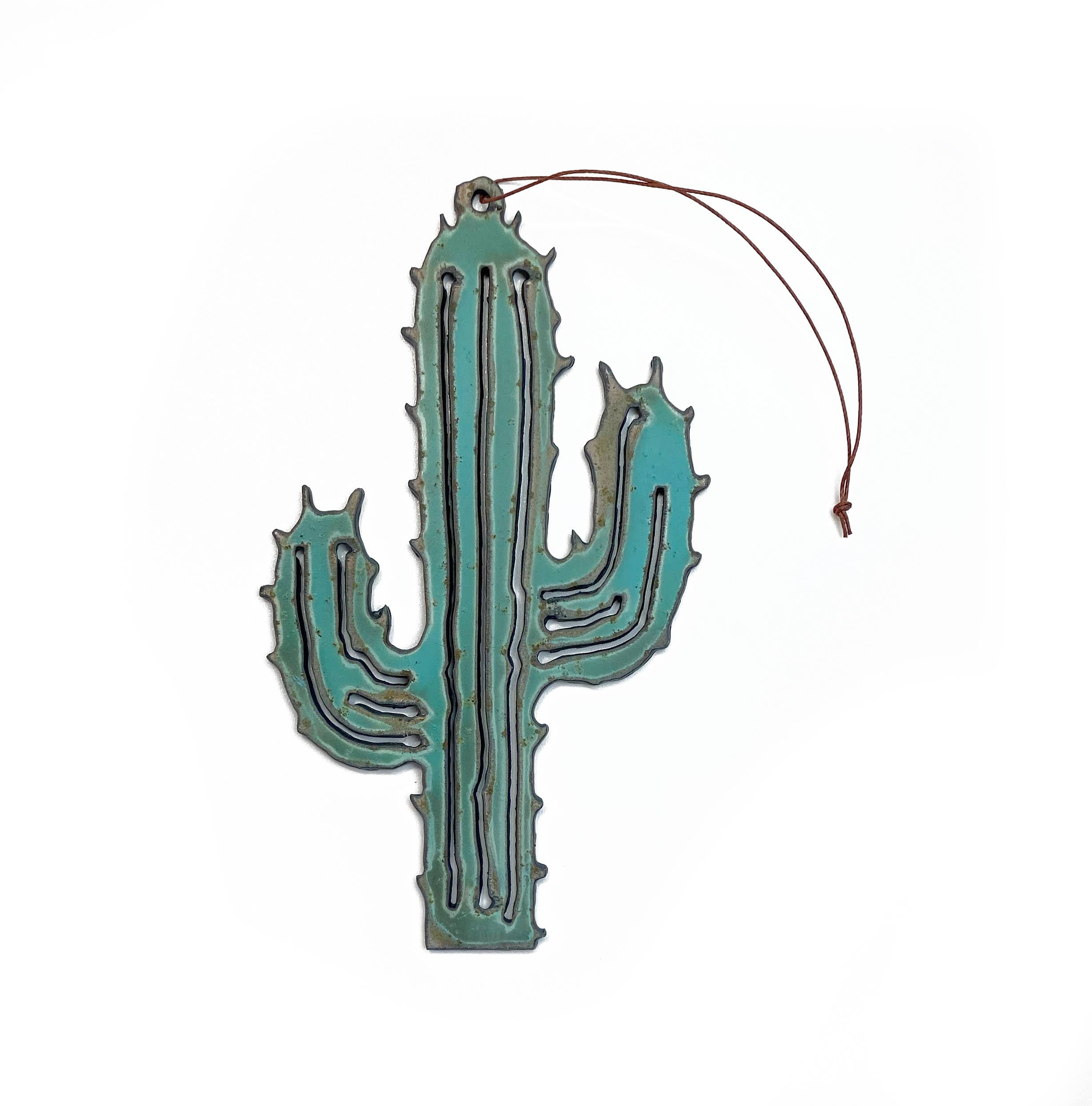 Iron Jewel - Wholesale Ornament - Cactus Ornament Western Southwestern metal Arizona recycle1