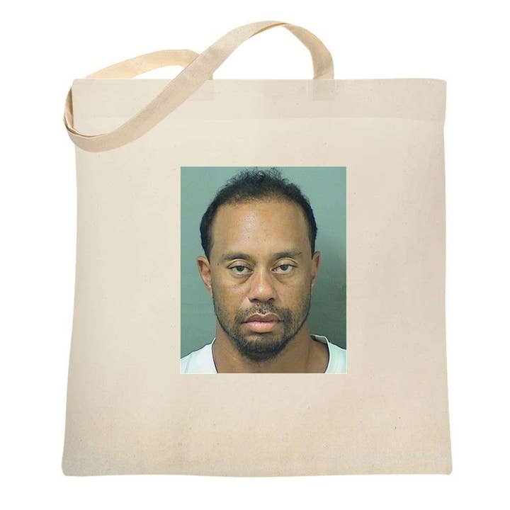 Borsa divertente sportiva Golf GOAT Celebrity Mugshot per la vendita all'ingrosso da parte di Pop Threads