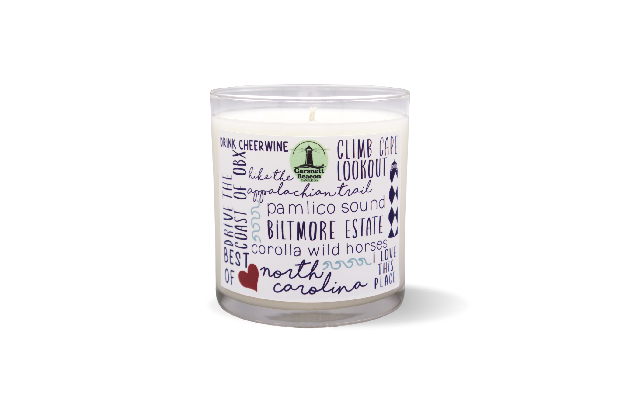 Garsnett Beacon Candle Co. - Wholesale Jar/Filled Candle - North Carolina - Things to Do Scented Candle2