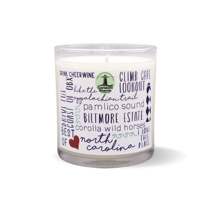 Garsnett Beacon Candle Co. - Wholesale Jar/Filled Candle - North Carolina - Things to Do Scented Candle2