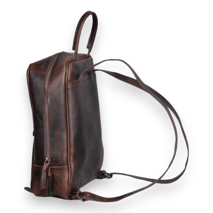 Ranch Junkie - Wholesale Backpack - Women's - Mini Leather Backpack Cowhide Backpack Highlands Mini 3