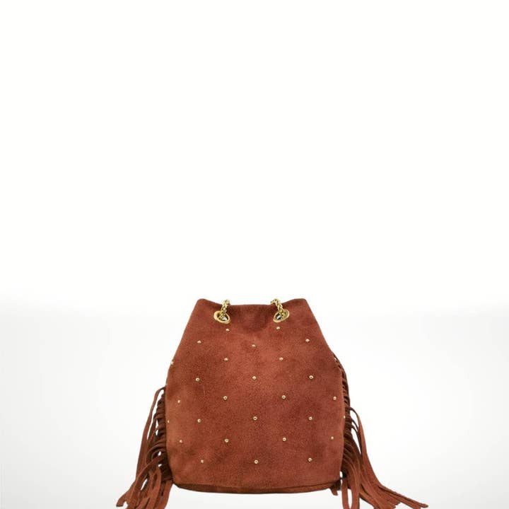 ITALIAN'S LEATHER - Wholesale Shoulder bag – women's - Flora ² Suede leather shoulder bag14