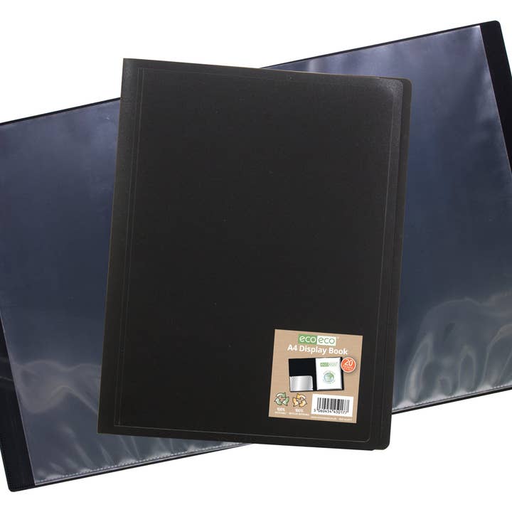 eco-eco Stationery Ltd - Wholesale Mappen - A4 100% gerecycled flexicover-displayboek met 20 zakken1