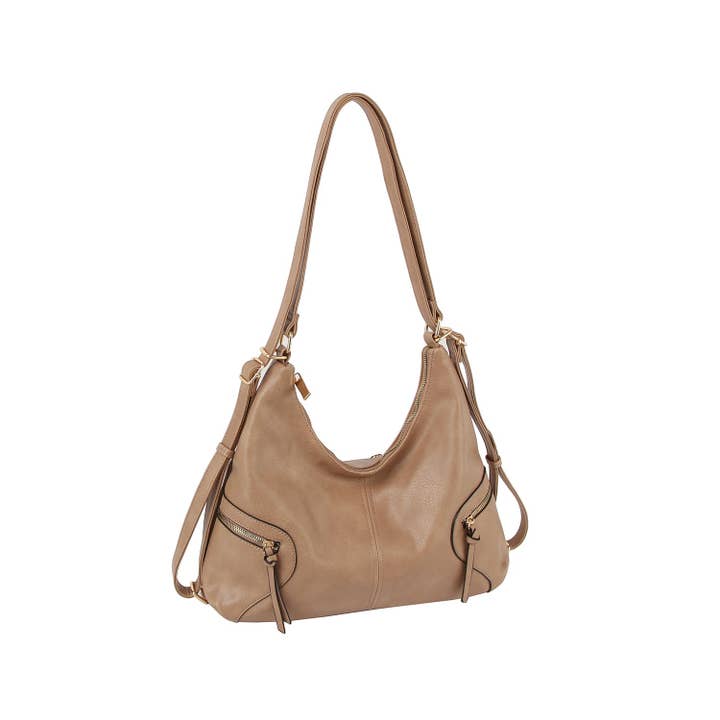 Handbag Factory Corp - Wholesale Shoulder Bag - Women's - Urban Chic Convertible Hobo Bag