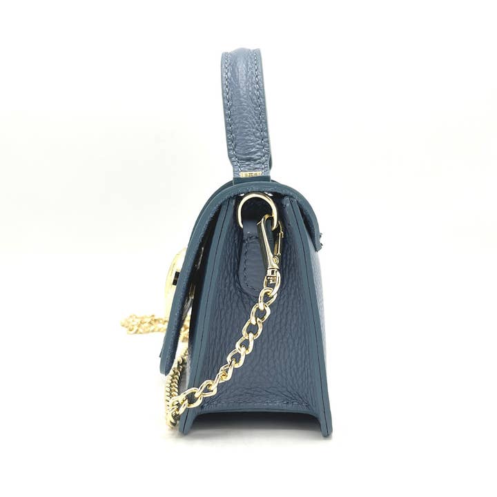 Suie Valentini srl - Wholesale Shoulder Bag - Women's - Genuine leather shoulder bag, MINI size, made in Italy, art. 112413