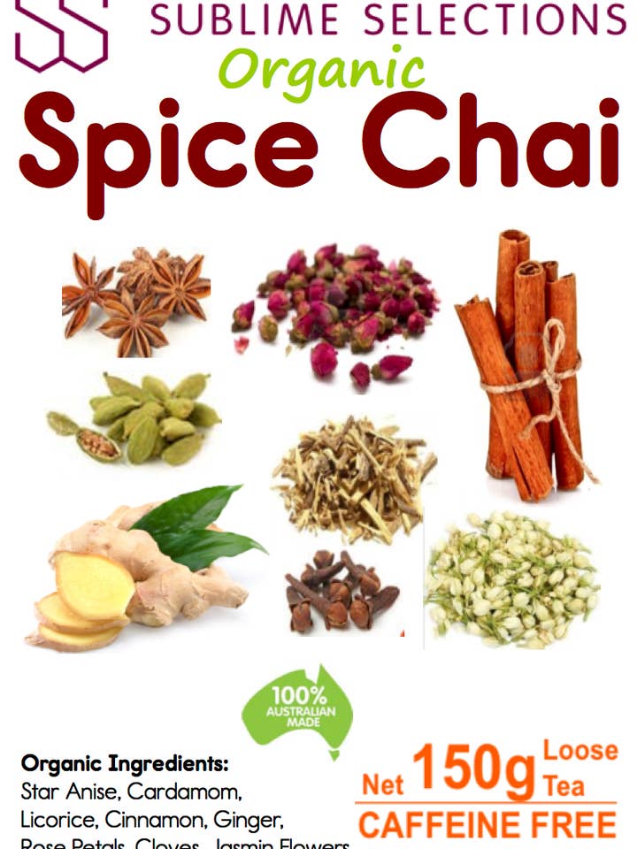 Spice Chai 150g - Feuille en vrac pour la vente par Australian Tea House