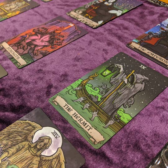 The Ghoulish Garb - Wholesale Tarot Cards - Terror Tarot Card Oracle Deck 23 Card Halloween Major Arcana5