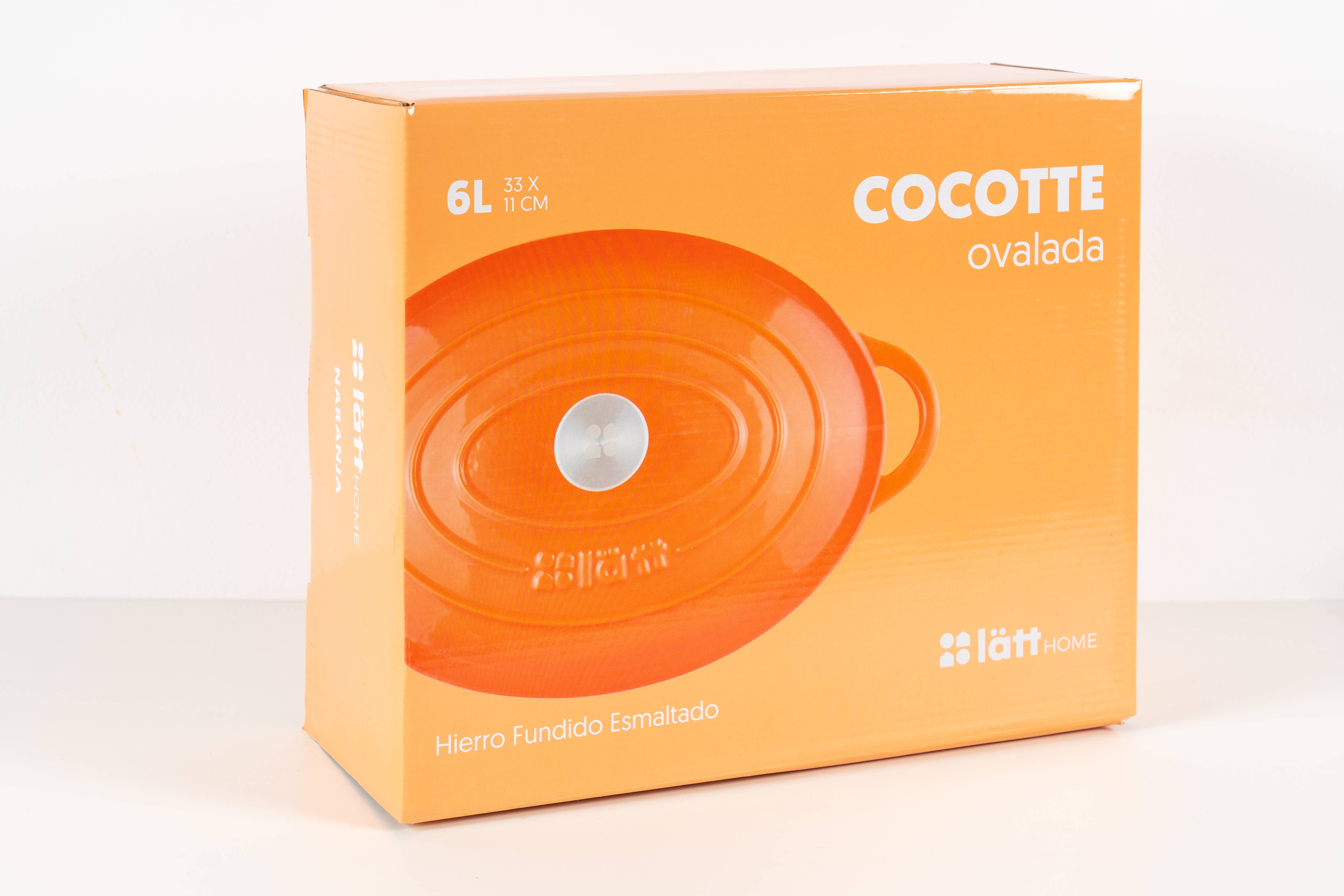Lätt Home - Wholesale Cooking Pot - OVAL COCOTTE 33X11 CM 6 L ORANGE5