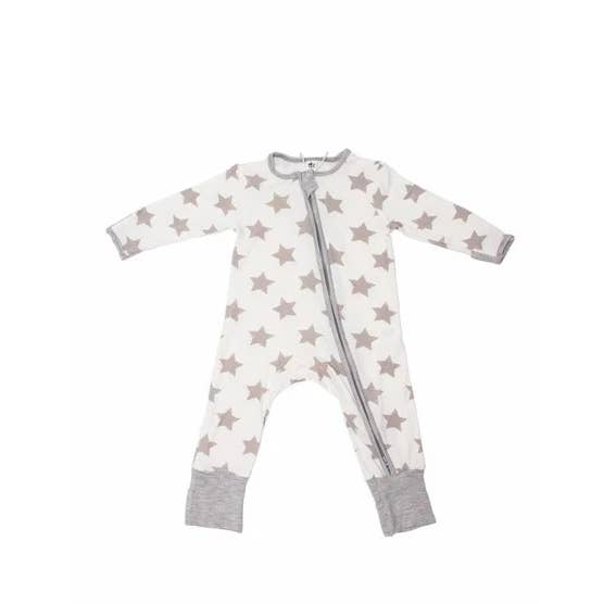 Earth Baby Outfitters - Wholesale Bodysuit (Non-Footed) - Baby - Bamboo 2 Way Zippy Coverall