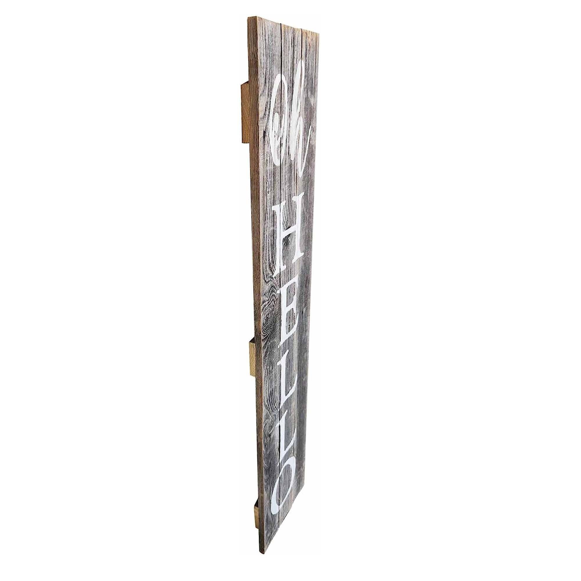 Rockin'Wood - Wholesale Bordje voor buiten - Oh Hallo Verticaal bord Porch Leaner — handgeschilderd2