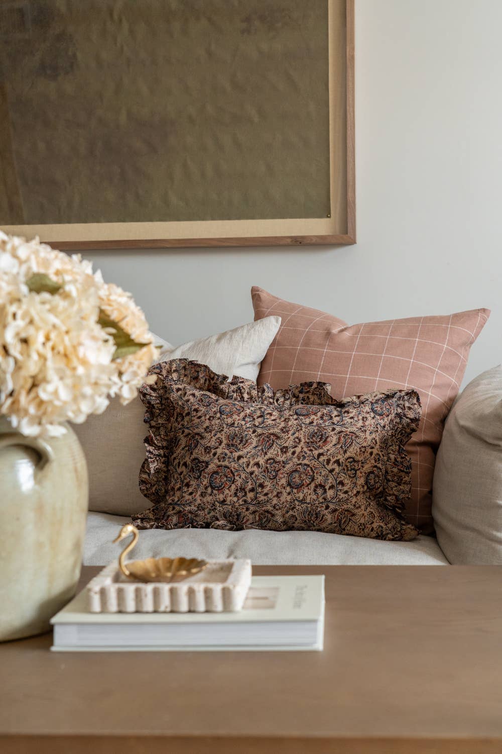 Rug & Weave - Wholesale Throw Pillow Cover - LAYLA Ruffle Pillow 1