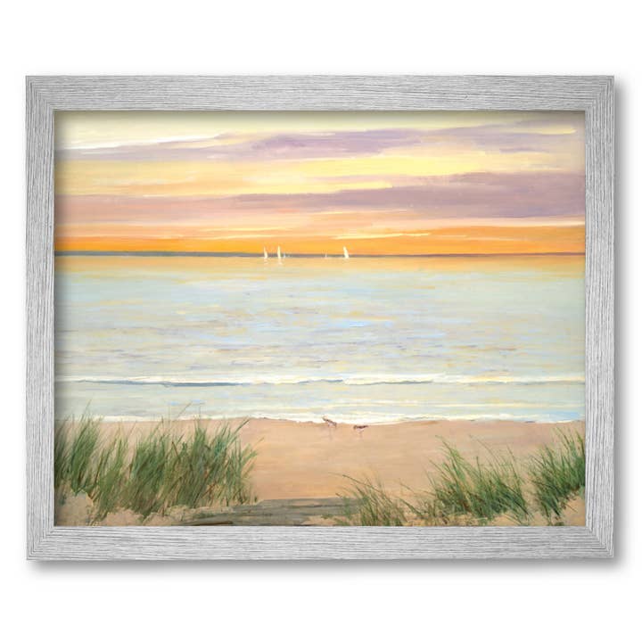 On the Horizon I Canvas with Moulding for wholesale by Courtside Market