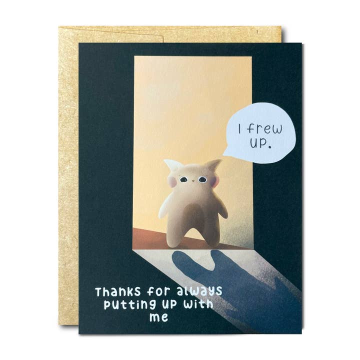 I Frew Up Mother's Day Blank Greeting Card | Funny Card for wholesale by MoonKittyCo