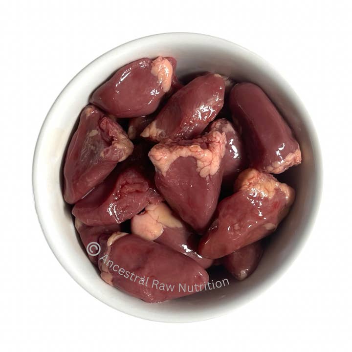 Ancestral Raw Nutrition - Wholesale Pet Treats - Dog - Raw Chicken Heart 1 Lb Pack0