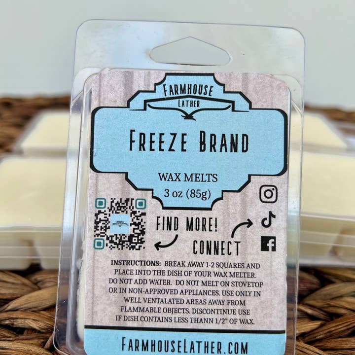Marchio Freeze - Cera da Sciogliere per la vendita all'ingrosso da parte di Farmhouse Lather