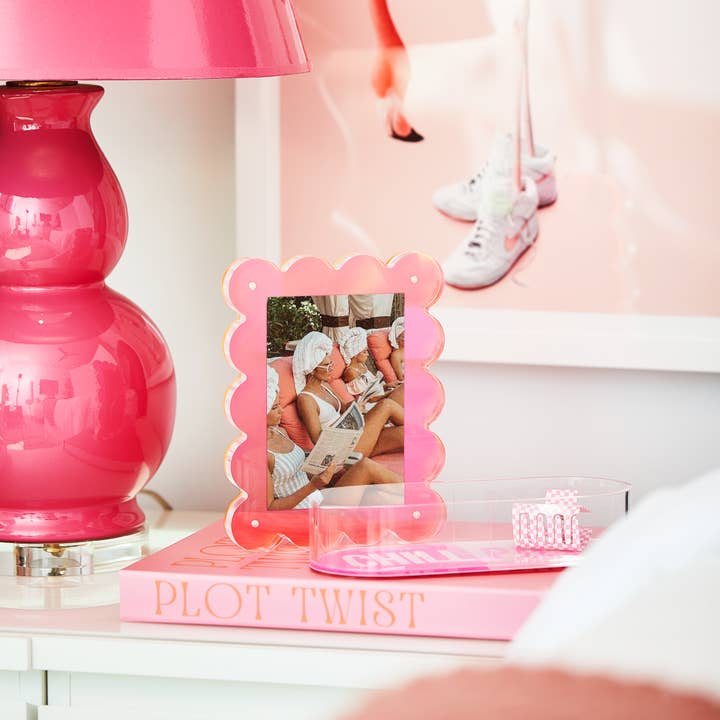 Tart By Taylor - Wholesale Picture Frame - Neon Pink Acrylic Picture Frame