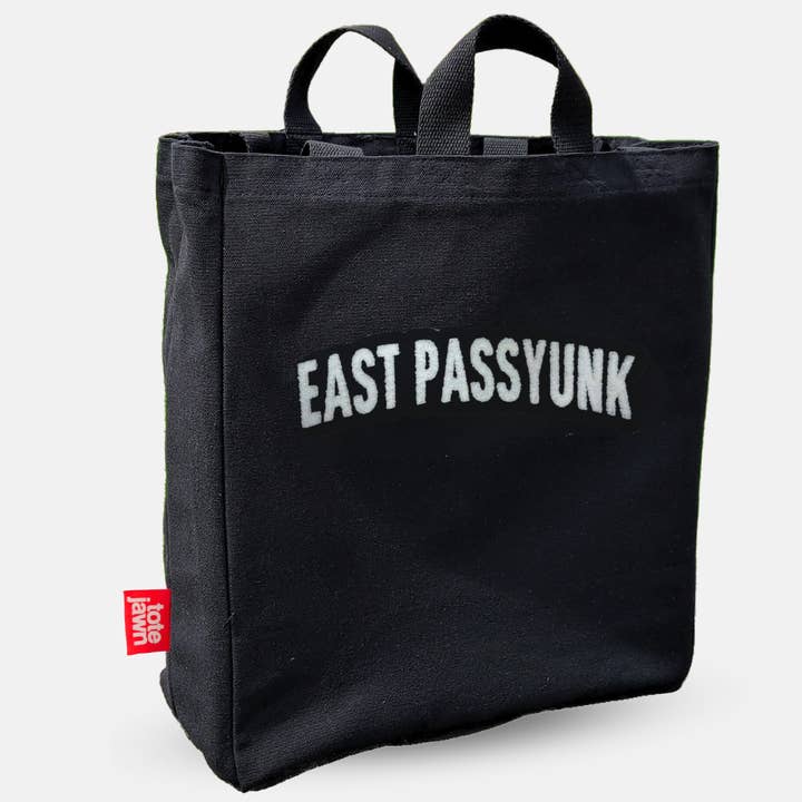 Bolso de mano East Passyunk Philadelphia con bordado de chenilla suave para venta al por mayor de Tote Jawn