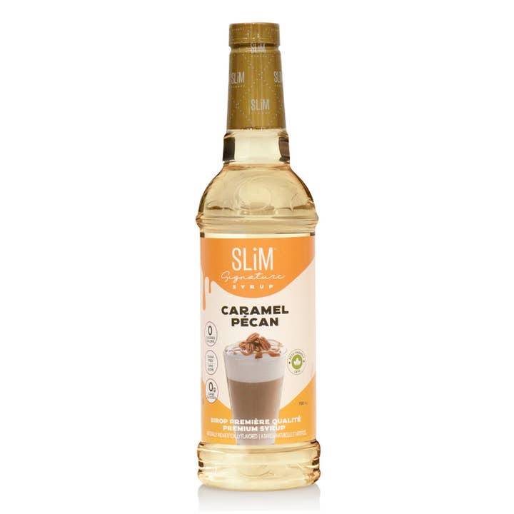 Slim Syrups Sugar Free Caramel Pecan Syrup for wholesale by Slim Syrups