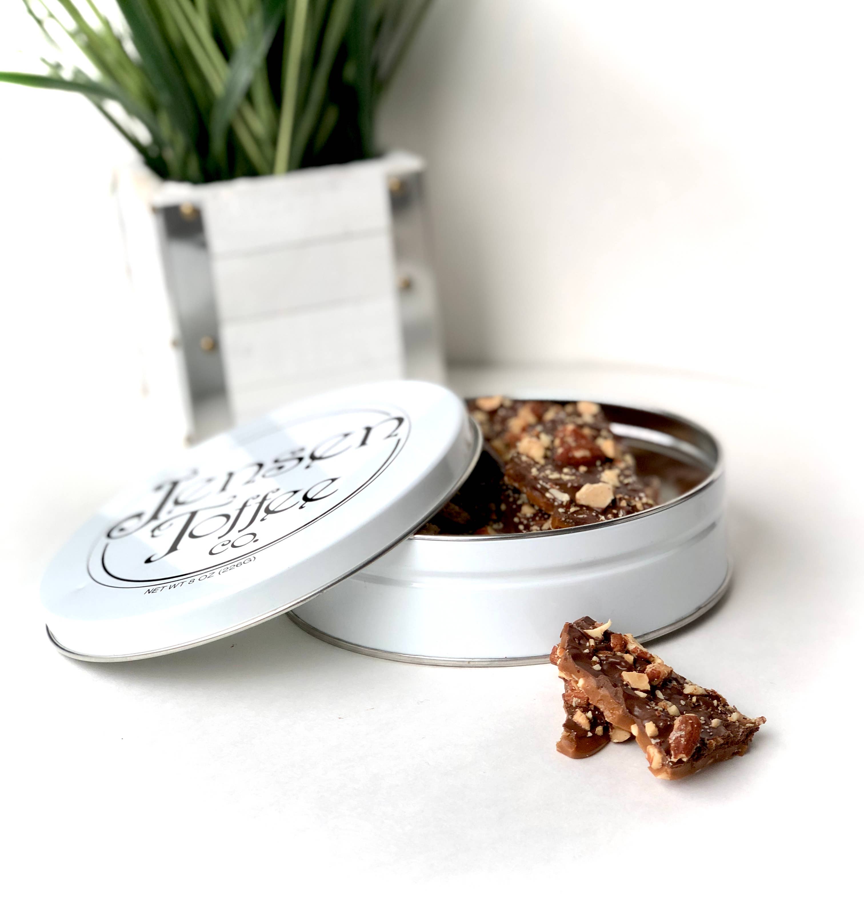 Jensen Toffee Company - Vente Caramel anglais - Toffee au chocolat noir et aux amandes4